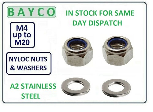 Nut and washer set nyloc - nut,