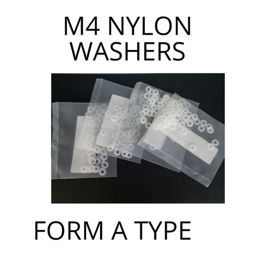 Nylon washers form - m4,