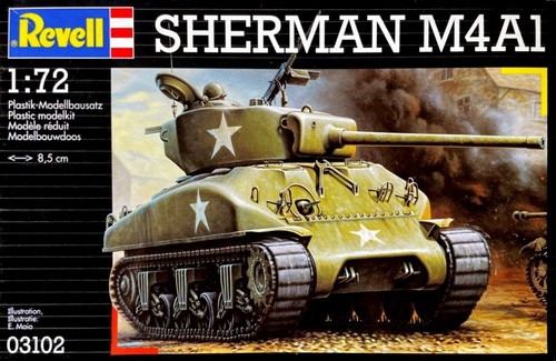Revell sherman m4a1 - revell,