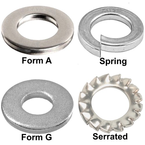 Stainless steel washers form - steel, a