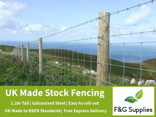 Stock fence 25m - stock, roll